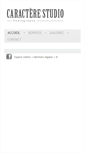 Mobile Screenshot of caracterestudio.com