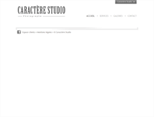 Tablet Screenshot of caracterestudio.com